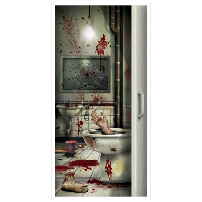 Creepy Crapper Door Cover
