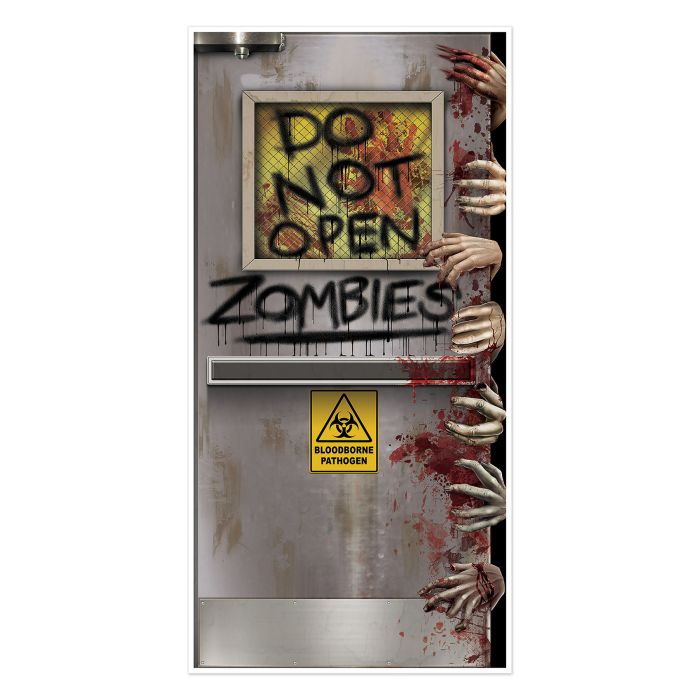 Zombie Lab Door Cover - 60" x 30"