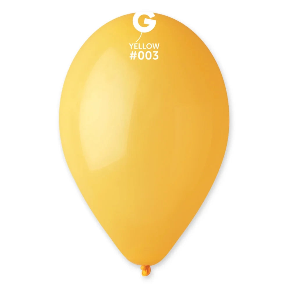 12 Helium Filled Latex Balloons