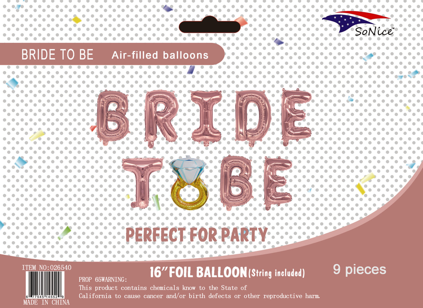 Bride To Be Rose Gold Balloon Banner