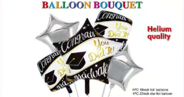"You Did It!" Graduation Balloon Bouquet