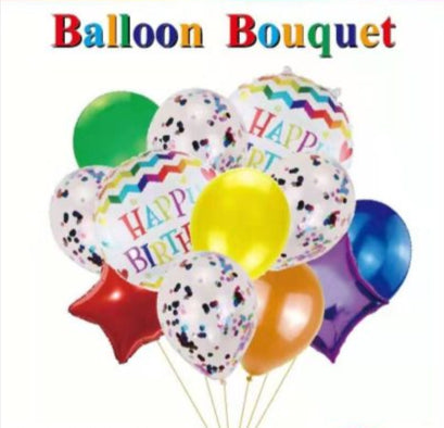 Birthday Helium Balloon Bouquet