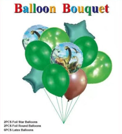 Dinosaur Helium Balloon Bouquet