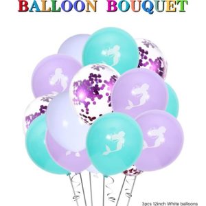 Mermaid Balloon Bouquet Set