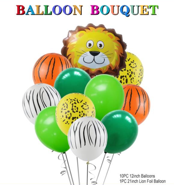 Jungle Helium Balloon Bouquet