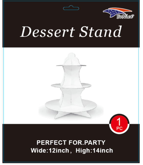 White Dessert Stand