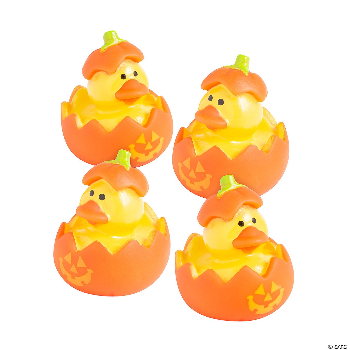 Mini Jack - O - Lantern Rubber Duckies