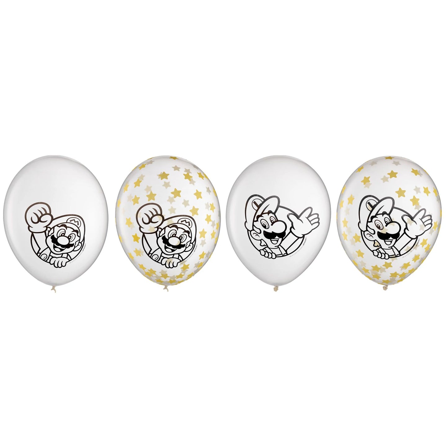 Super Mario Brothers™ Latex Confetti Balloons