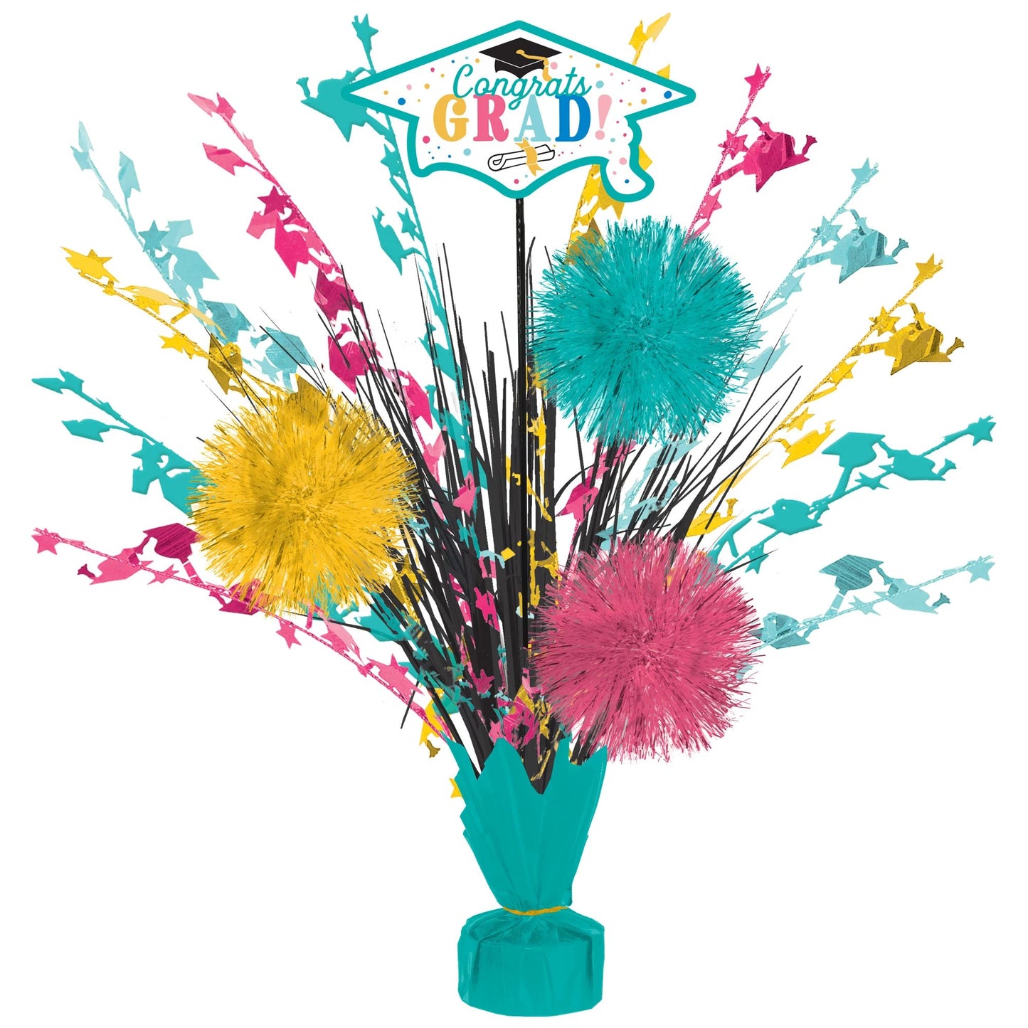 Follow Your Dreams Tinsel Burst Centerpiece