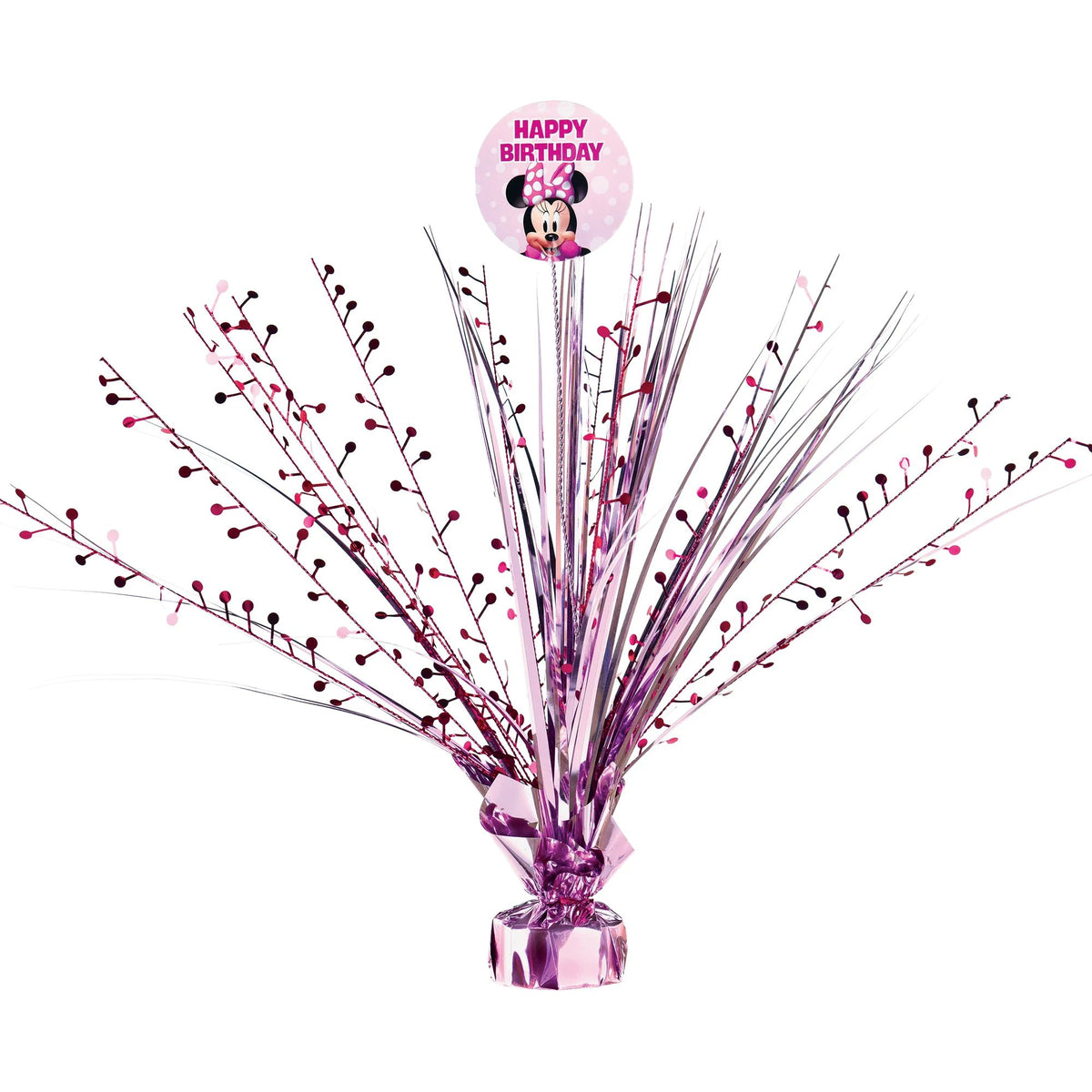 Minnie Forever Birthday Spray Centerpiece - 18"