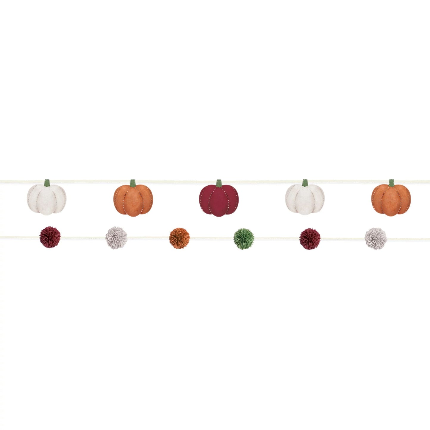 Felt Pumpkin Double Banner