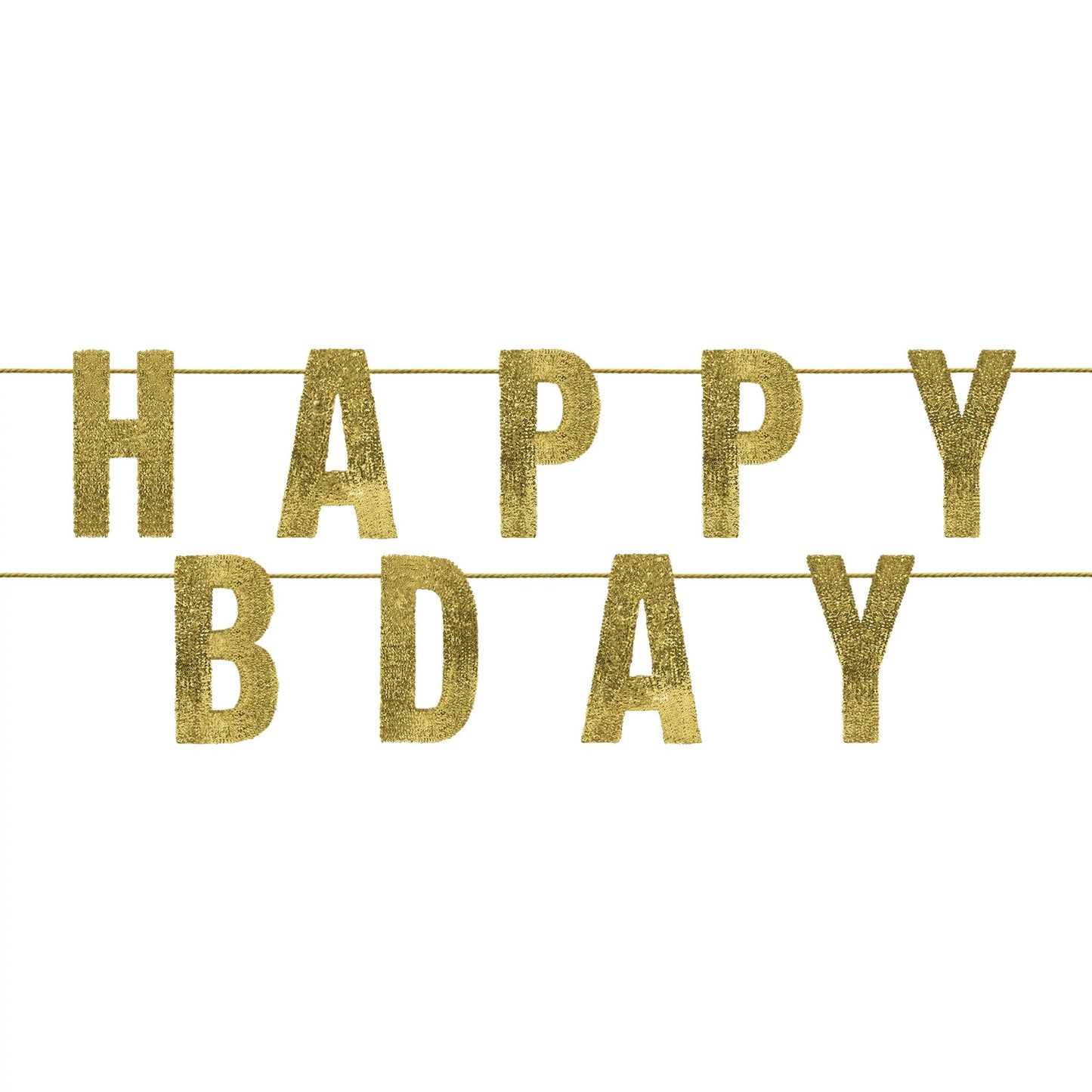 Sparkling Celebration Happy Birthday Sequin Banner