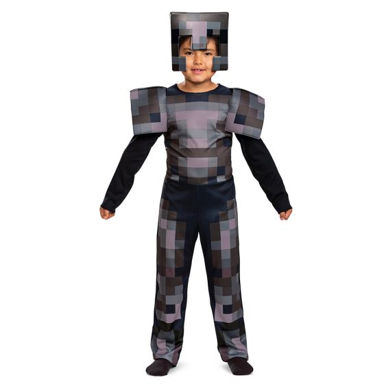Minecraft Netherite Armor Child Costume