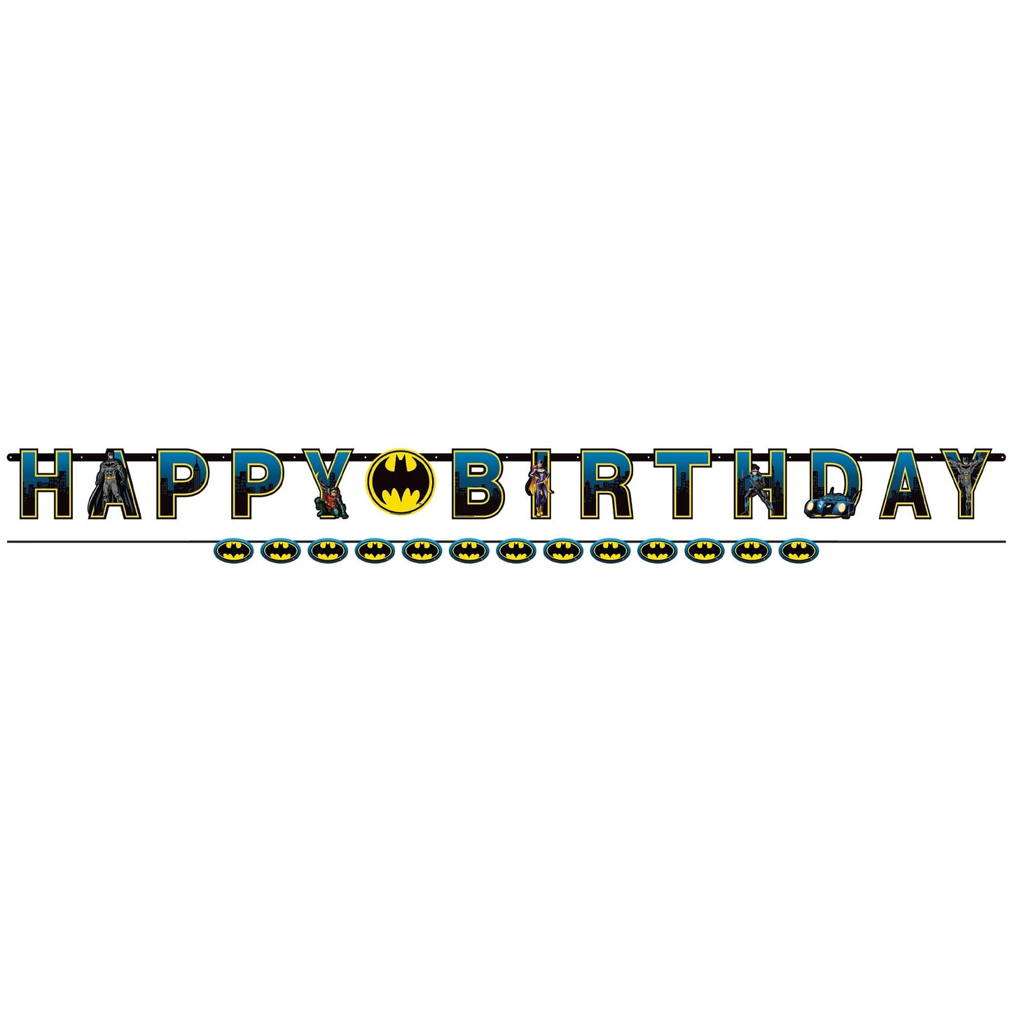 Batman Gotham Happy Birthday Banners