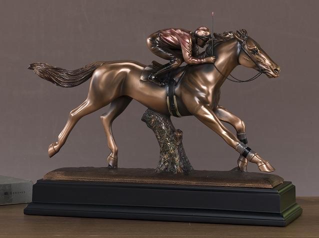 Bronze Horse and Jockey