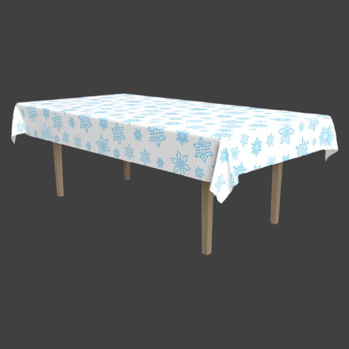 Snowflake Plastic Tablecover