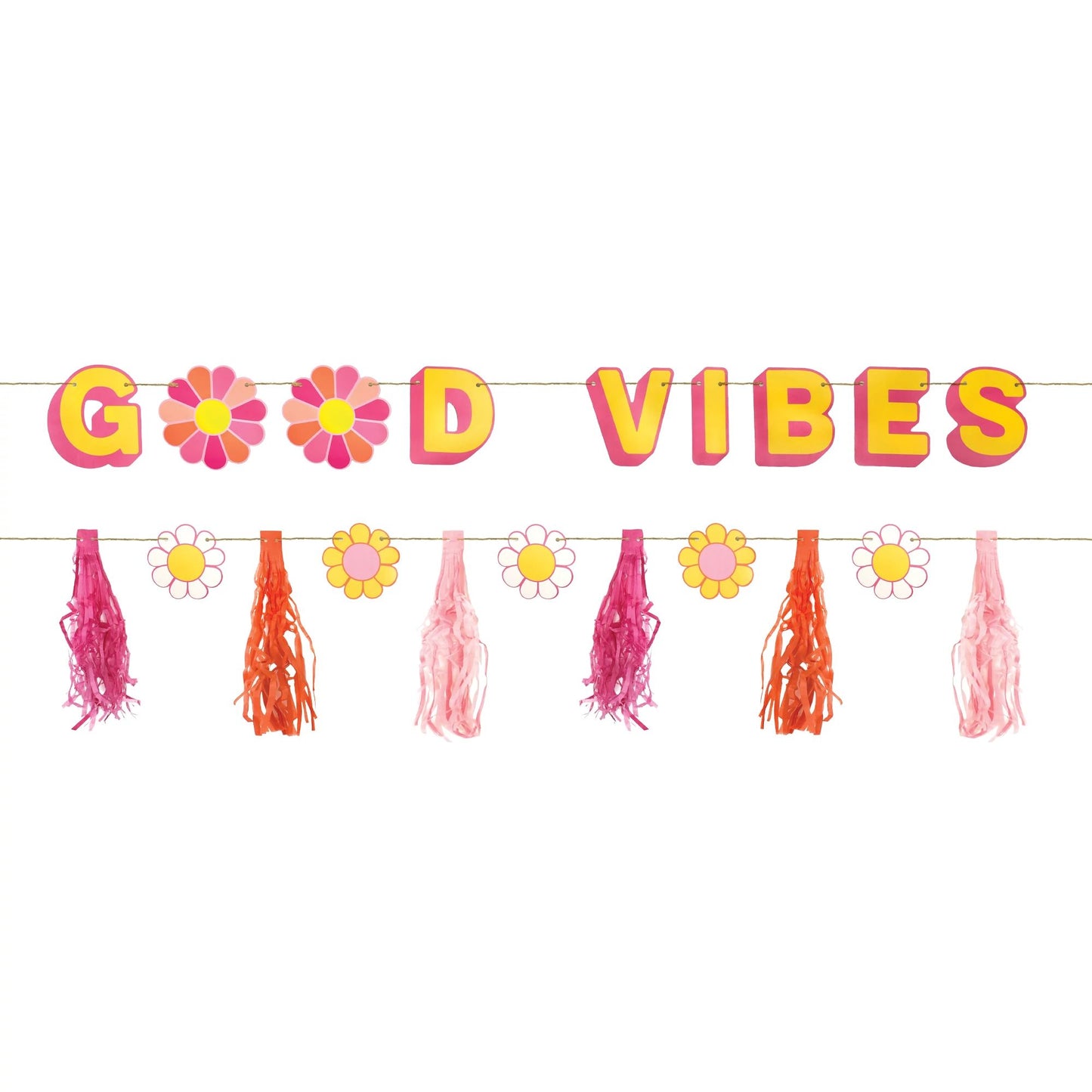 Throwback Summer Letter & Tassel Banner Set