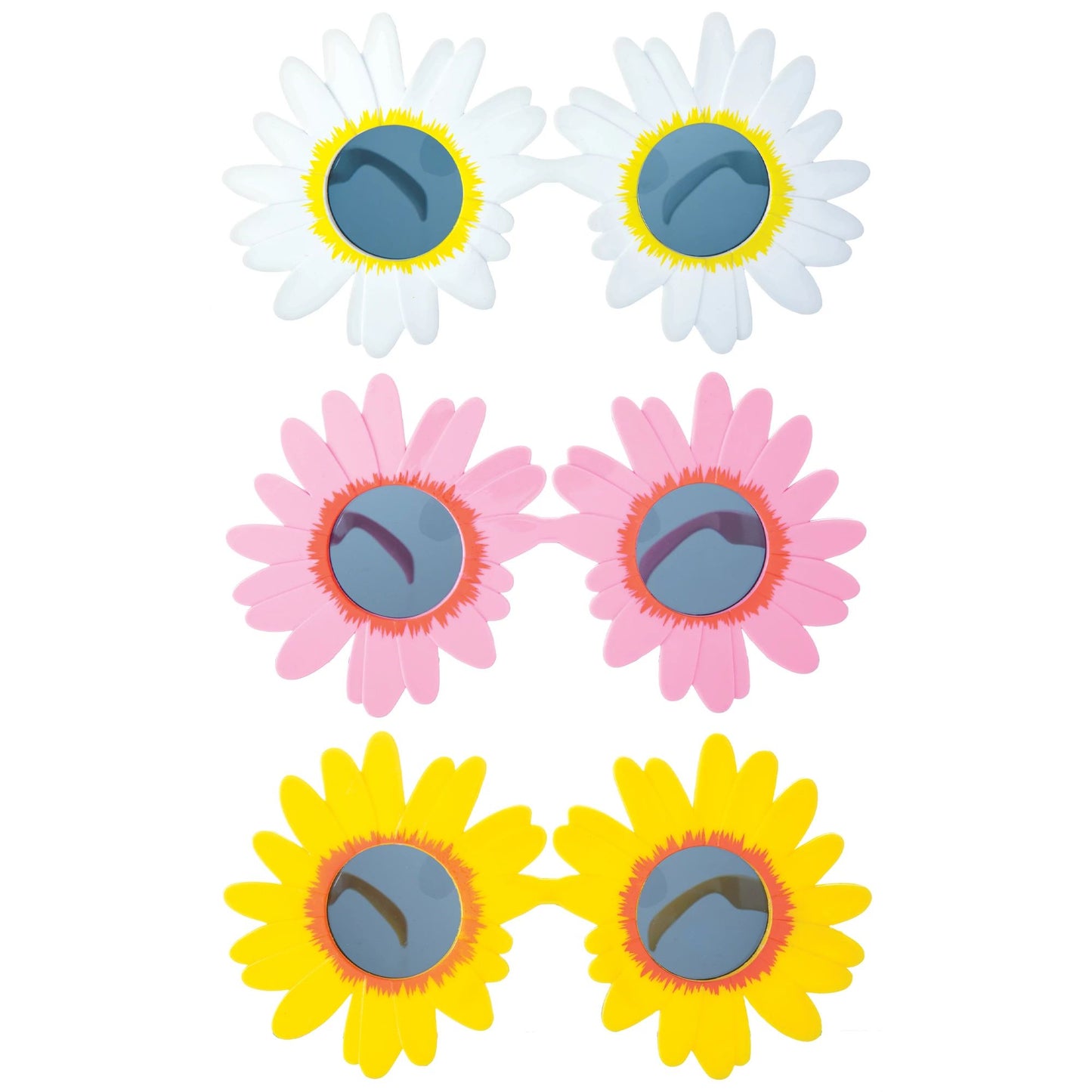 Throwback Summer Daisy Sunglasses - Multipack