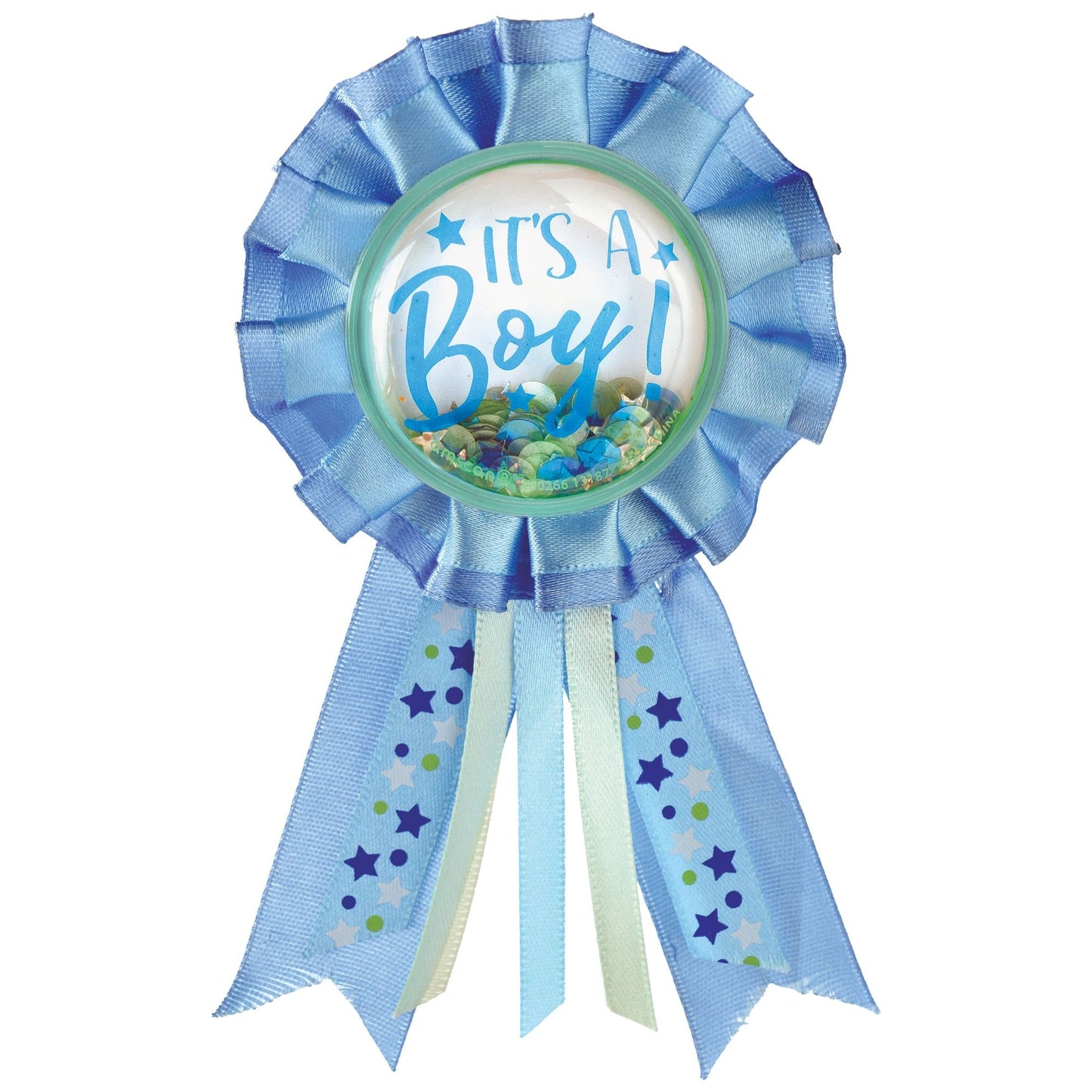 It's A Boy Shaker Award Ribbon