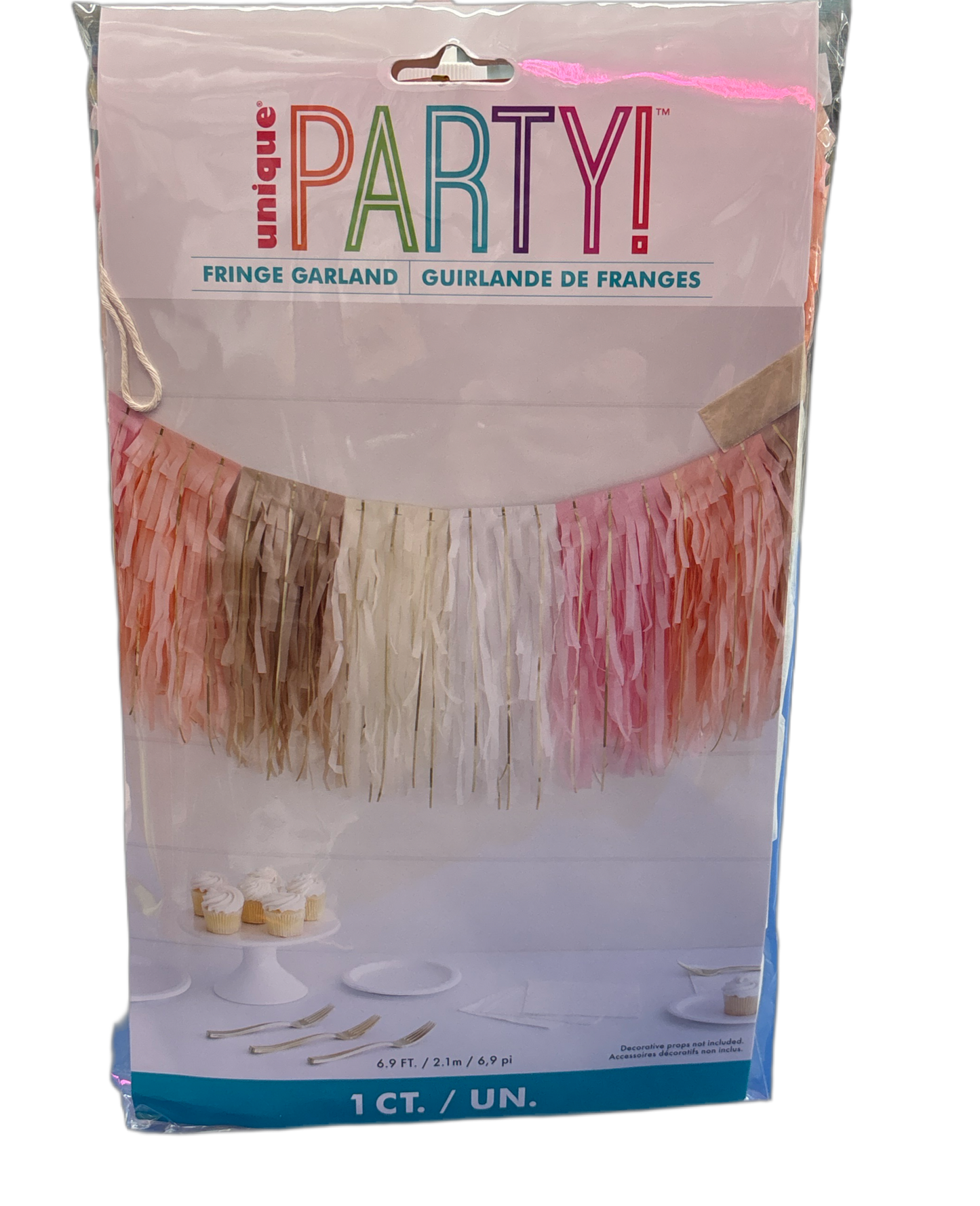 Layered Tissue Fringe Pastel Garland
