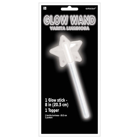 Glow Stick Wand - White Star