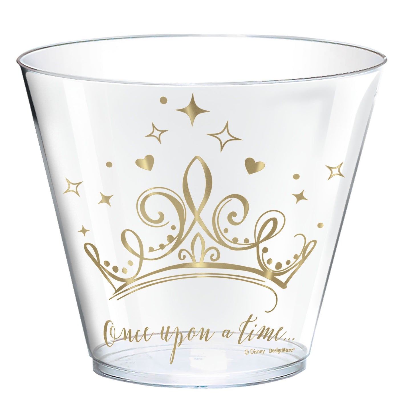 ©Disney Princess Hot-Stamped Plastic Tumblers, 9 oz.