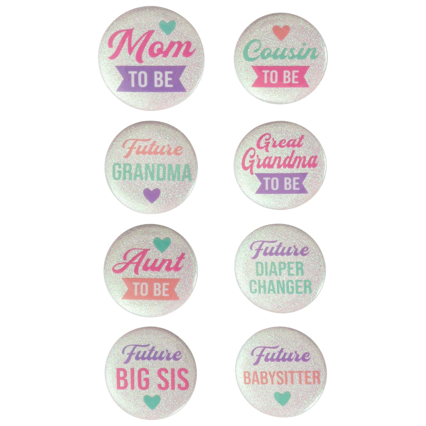 Baby Shower Pins Multi Pack