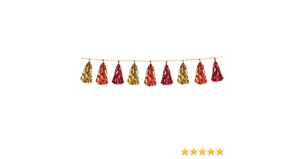 Fall Metallic Tassel Garland