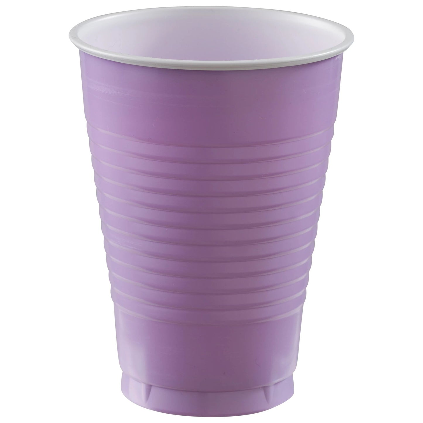 PLASTIC CUPS - LAVENDER  12OZ   20 COUNT