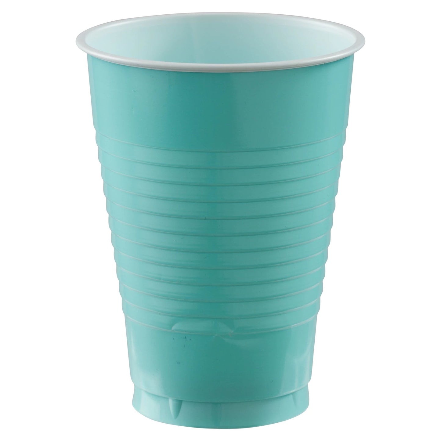 PLASTIC CUPS - ROBIN'S EGG BLUE   12OZ   20 COUNT