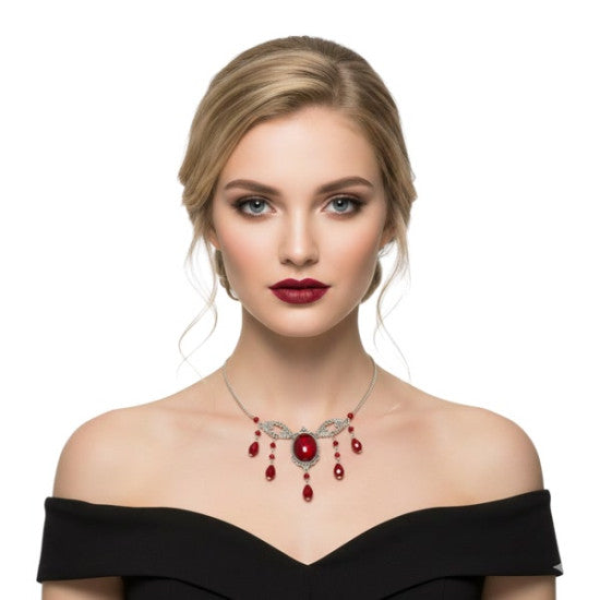 Red Jewels Necklace