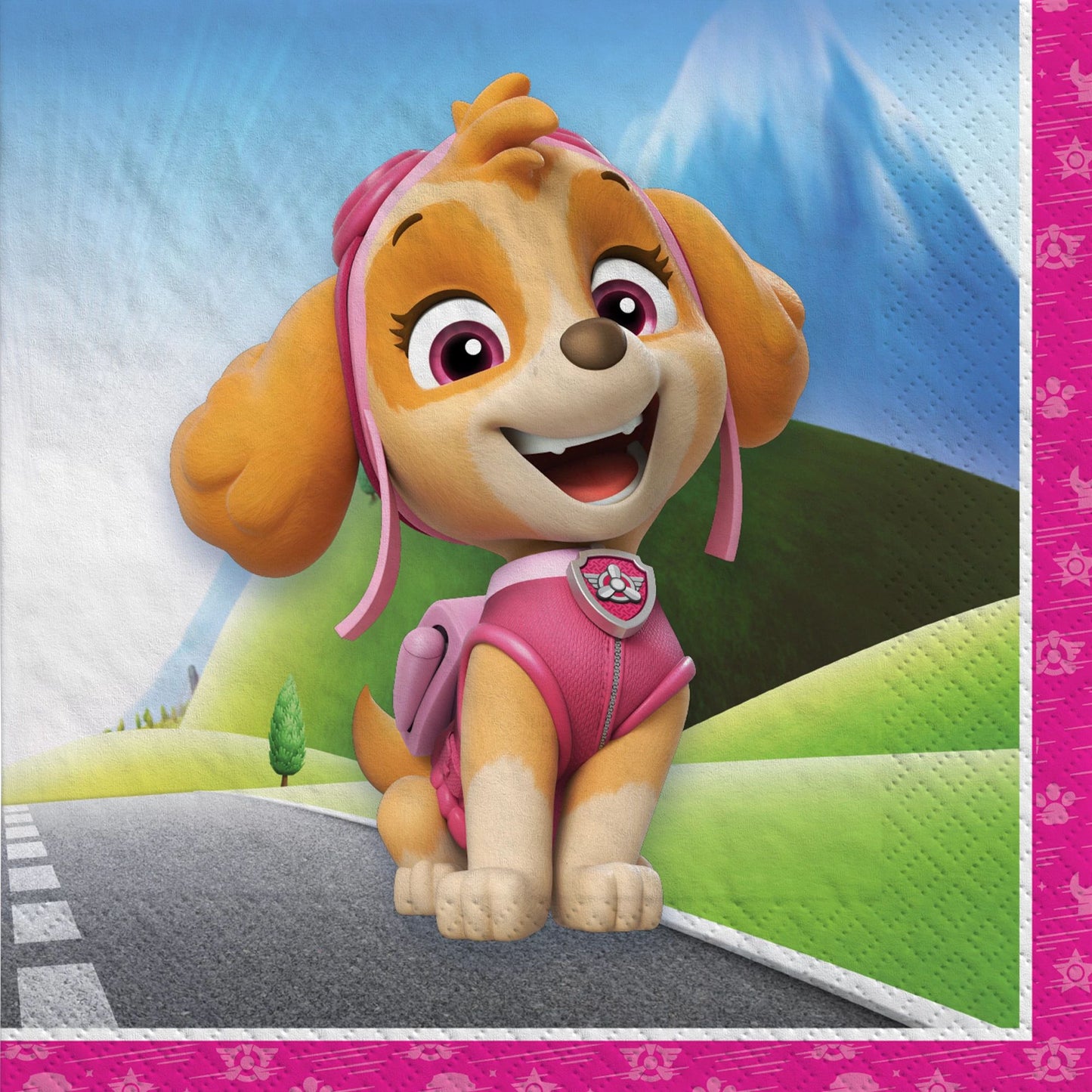 Paw Patrol Skye Beverage Napkin