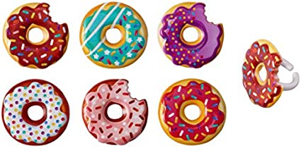 DONUT CUPCAKE RINGS 12CT