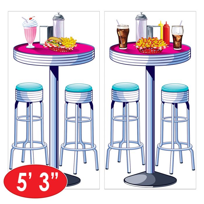 Soda Shop Tables & Stools Insta Theme