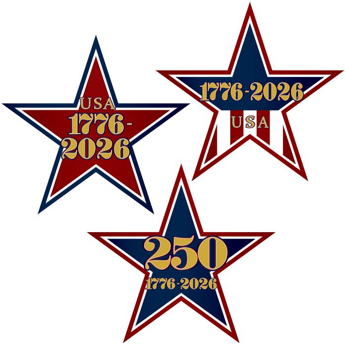 Semiquincentennial Mini Star Cutouts - 10ct.