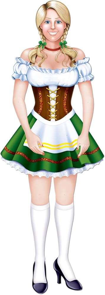 Fraulein Oktoberfest Cutout