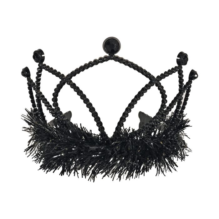 Plastic Tiara - Black