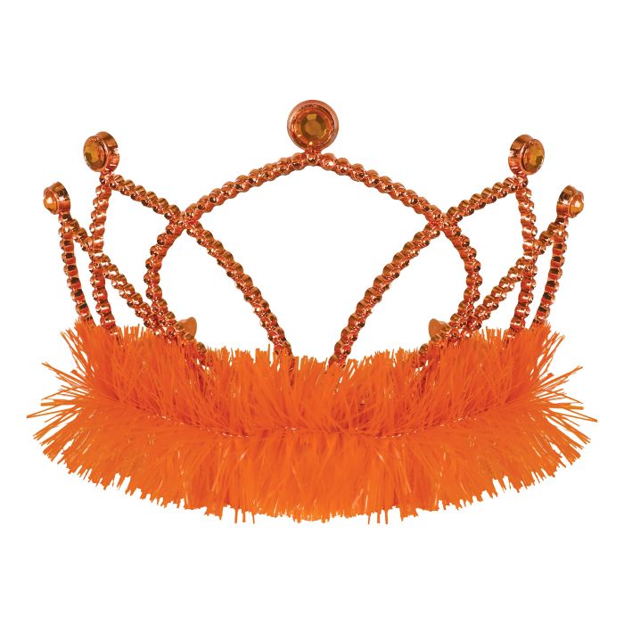 Plastic Tiara - Orange
