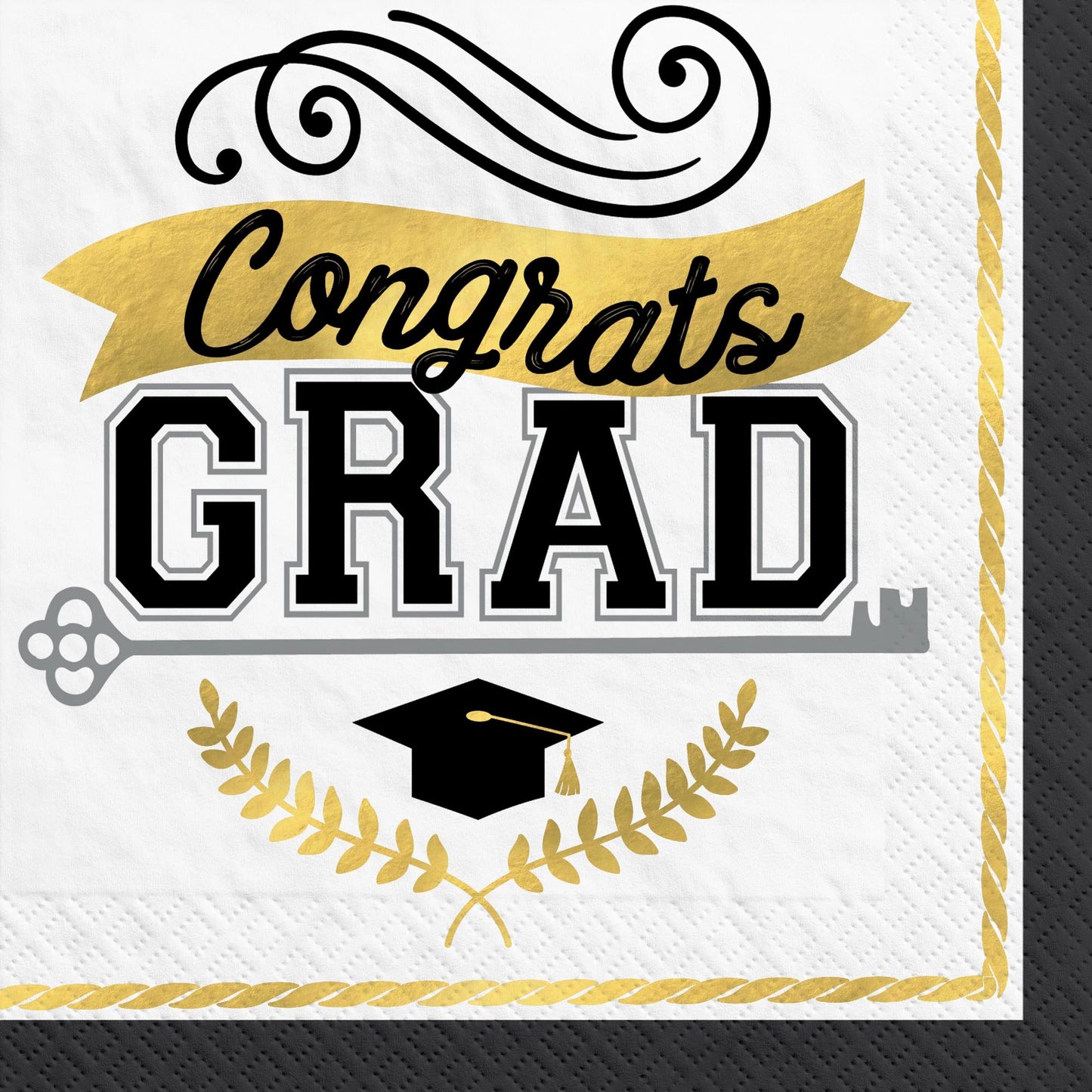 Congrats Grad Beverage Napkins