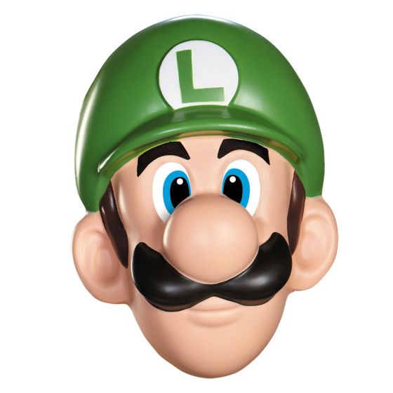 Super Mario Luigi Adult Half Mask