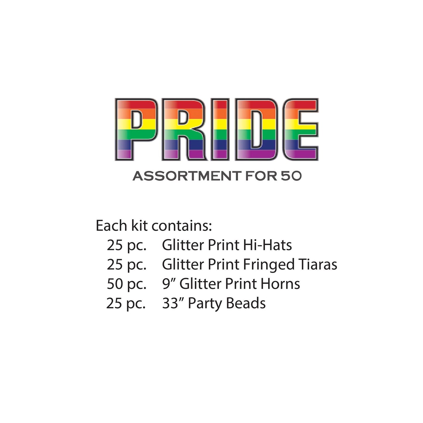 Pride New Years Kit for 50 People