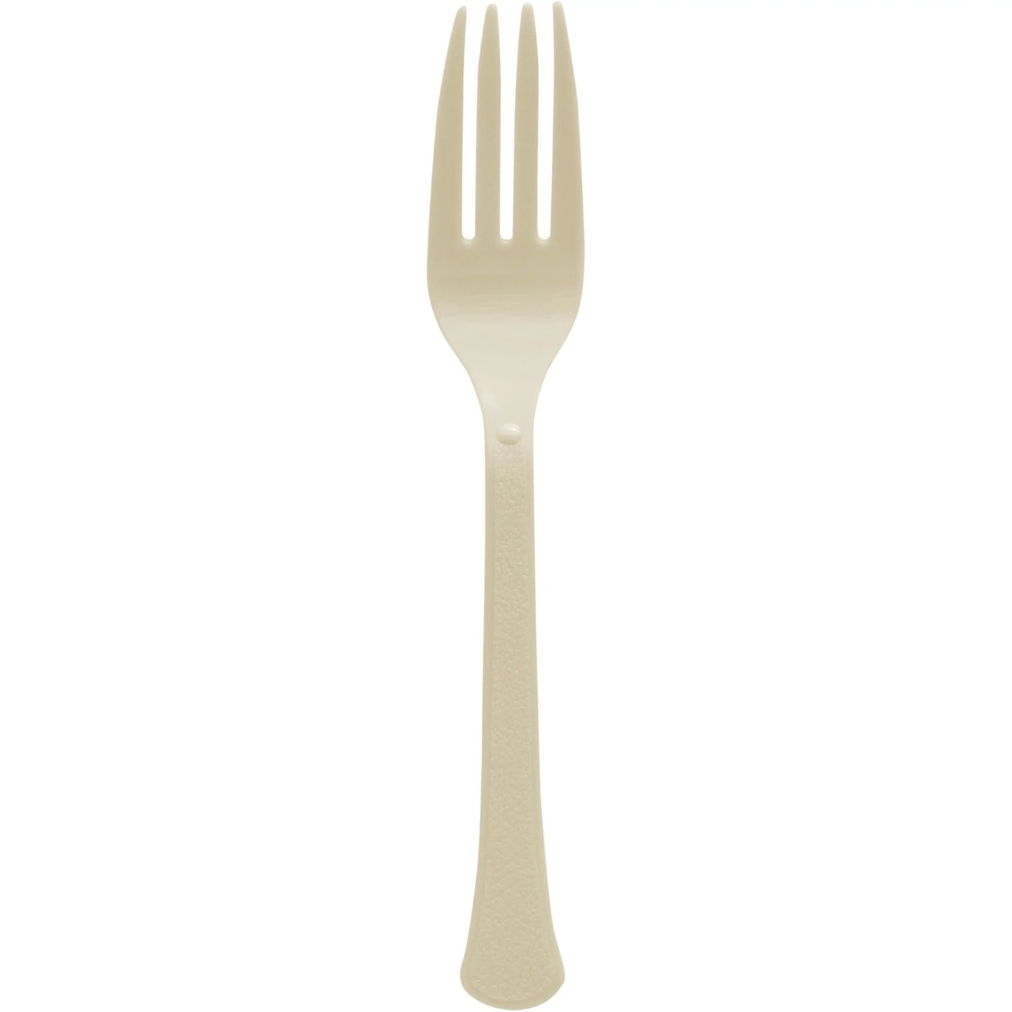 PREMIUM QUALITY VANILLA CREME PLASTIC FORKS 50PCS