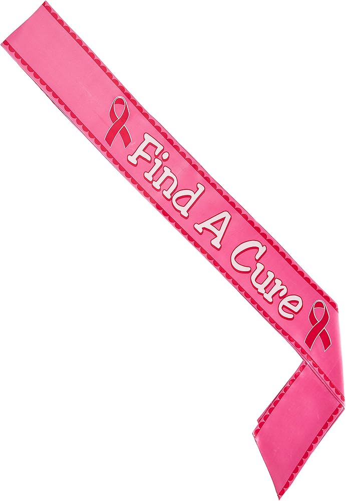 Pink Ribbon Find A Cure Pink Sash