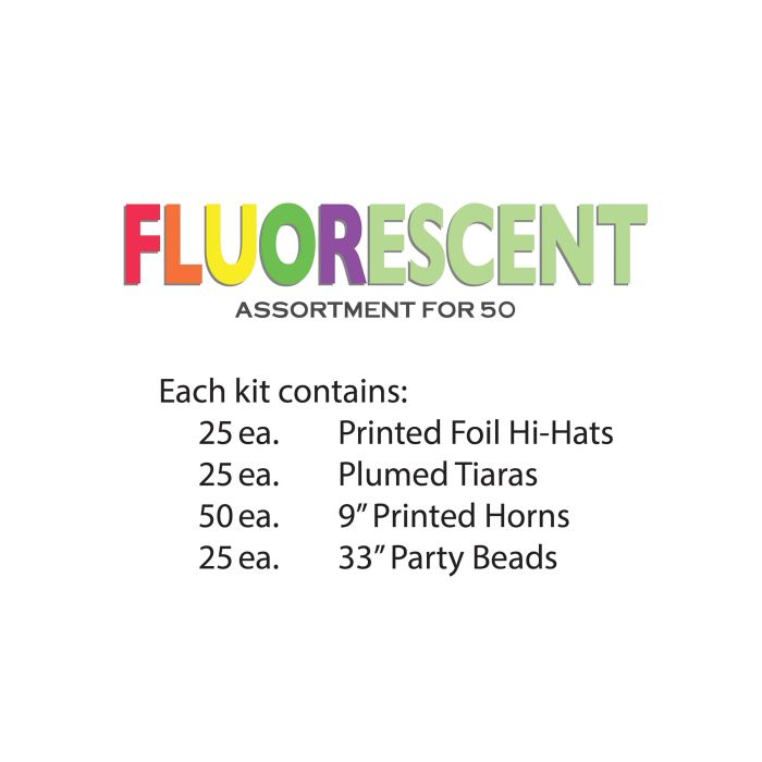 Fluorescent Asst for 50