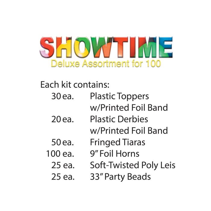 Showtime New Years Kit for 100 People