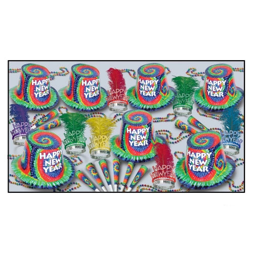 Tie Dyed New Years Kit for 50 People