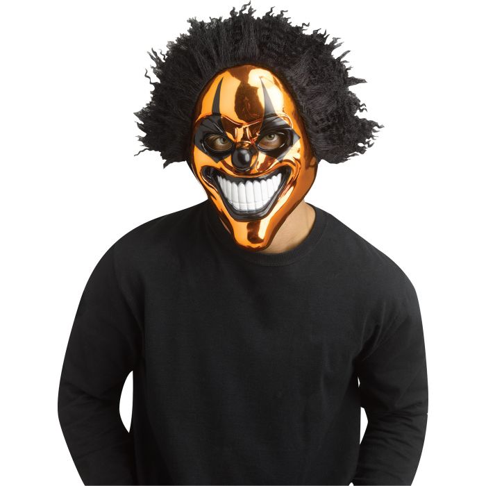 Chrome Evil Clown Mask