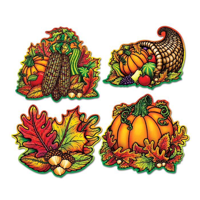 Autumn Splendor Cutouts - 4ct.