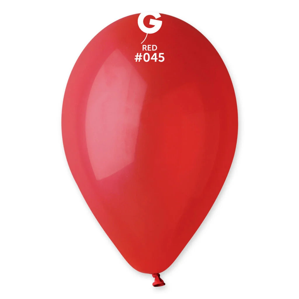 12 Helium Filled Latex Balloons