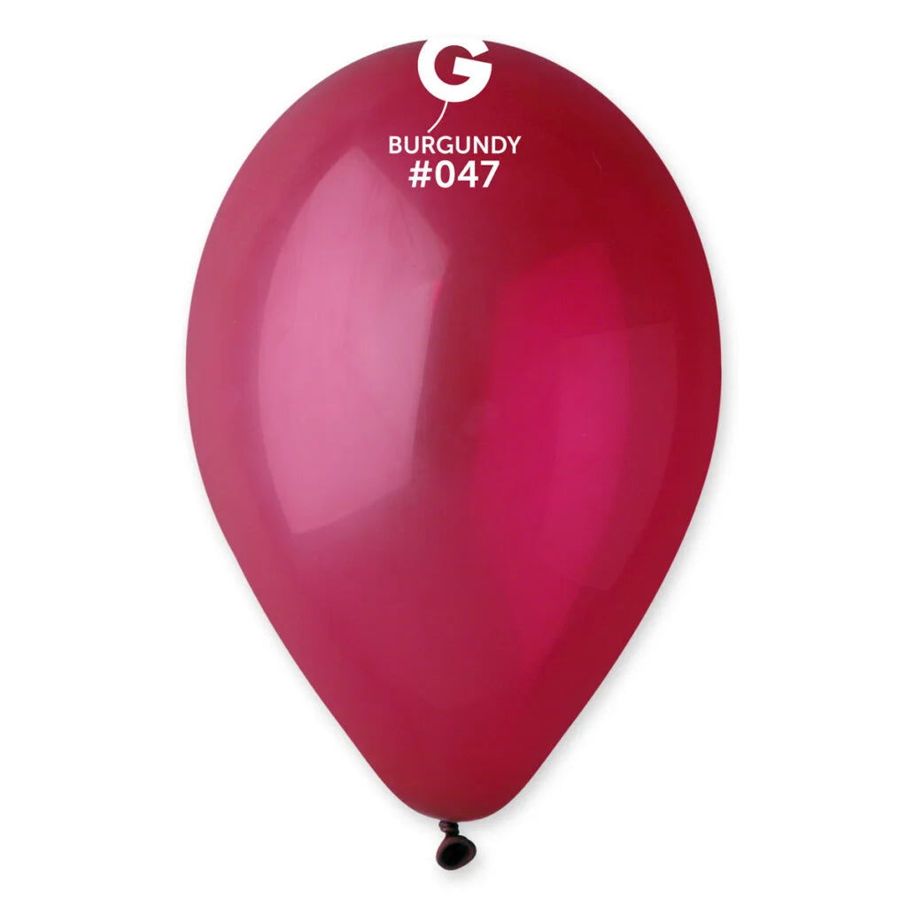12 Helium Filled Latex Balloons
